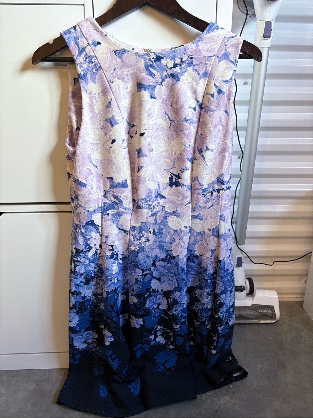 Sleeveless Ombre Floral Dress